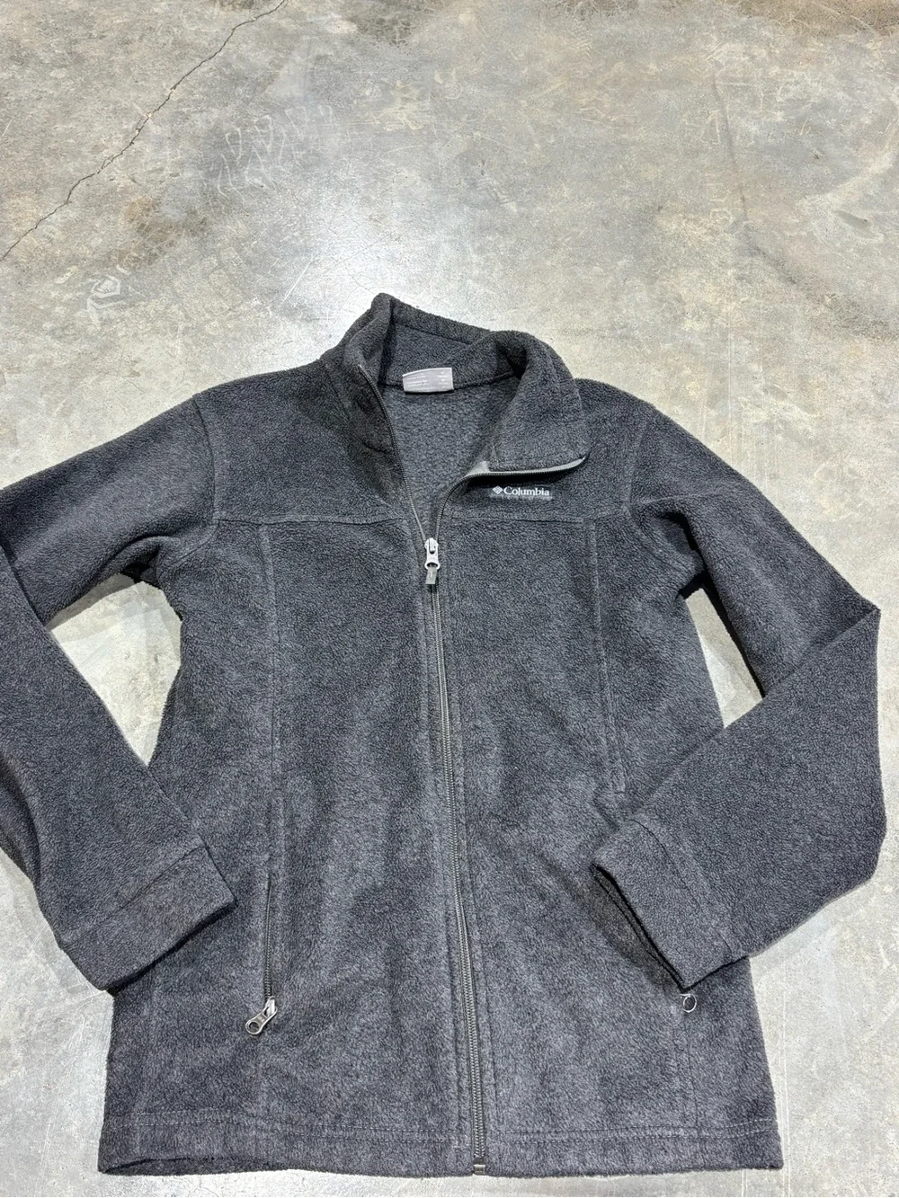 Columbia Kids' Charcoal Full-Zip Fleece Jacket